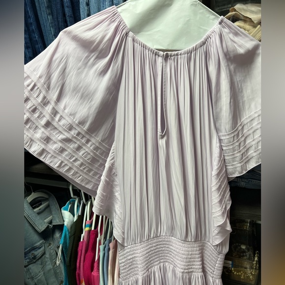 RAMY BROOK
Jane Short-Sleeve Smocked
Minidress  Lavender Size S Gorgeous on!! - Picture 10 of 15